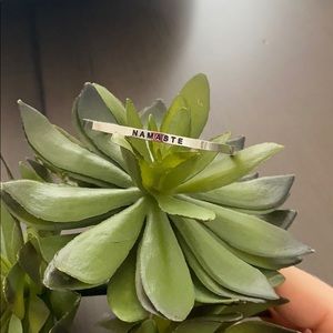 Namaste cuff bracelet